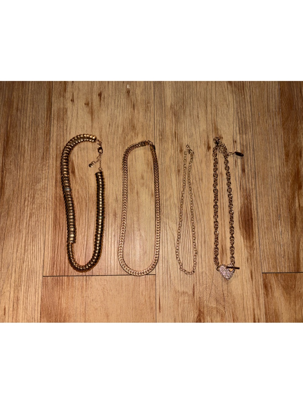 Gold-Tone Women's Necklace Set - 4 Piece